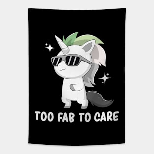 Subtle Aromantic Pride Flag Cute Kawaii Unicorn Lgbtqia Tapestry