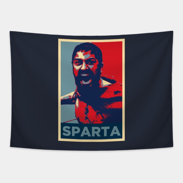 This Is Sparta! 300 Poster Tapestry by scribblejuice