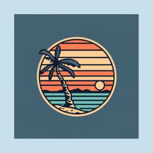 Palm Tree Sunset T-Shirt