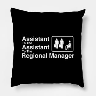 The Office - Assistant To The Assistant To The Regional Manager White Pillow