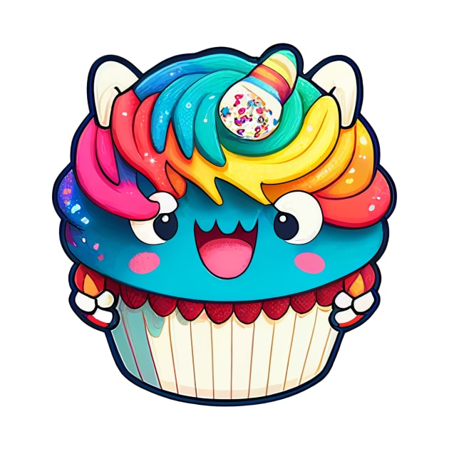 Cupcake Monster by Ink Fist Design