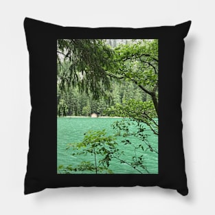 Cabin on the Lake and in the Forest Pillow