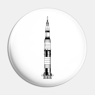 Apollo Saturn V Rocket Pin