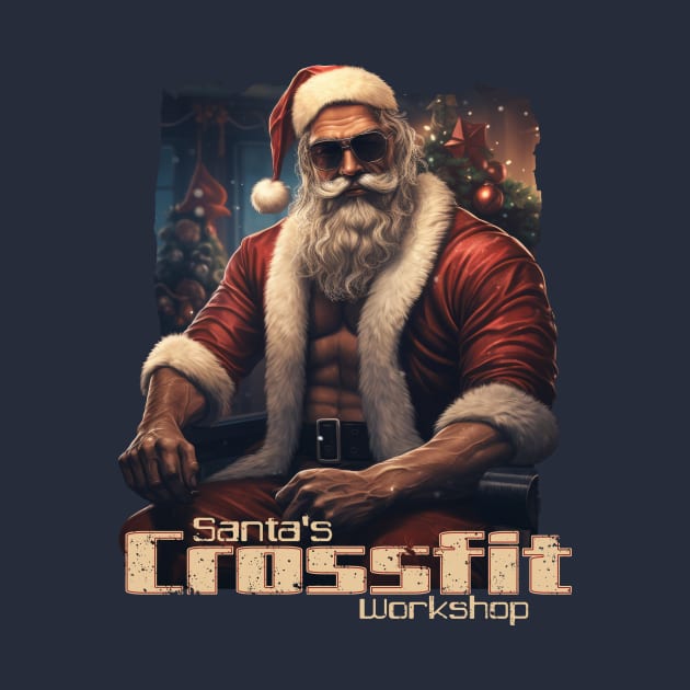 Crossfit Santa Claus by elaissiiliass