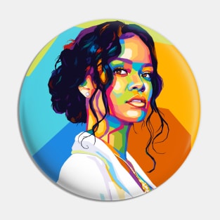 Rihanna Wpap pop art Pin