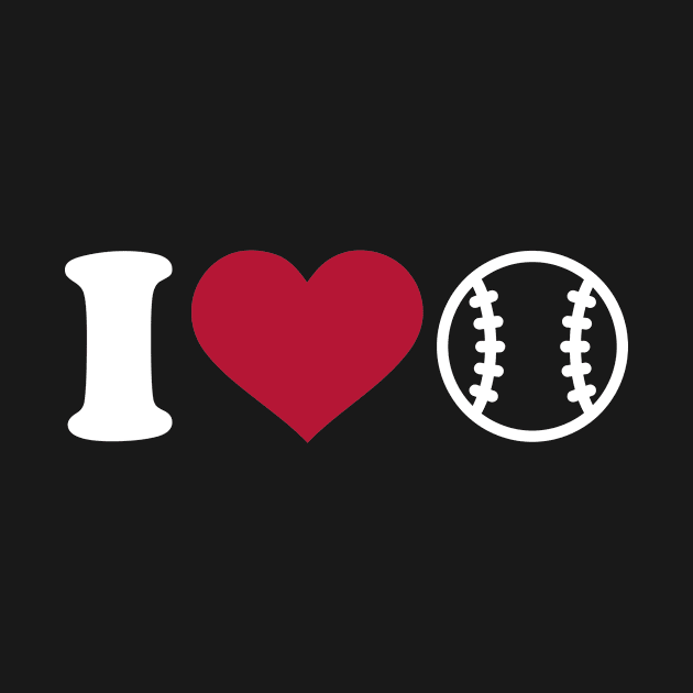 I love Baseball by Designzz