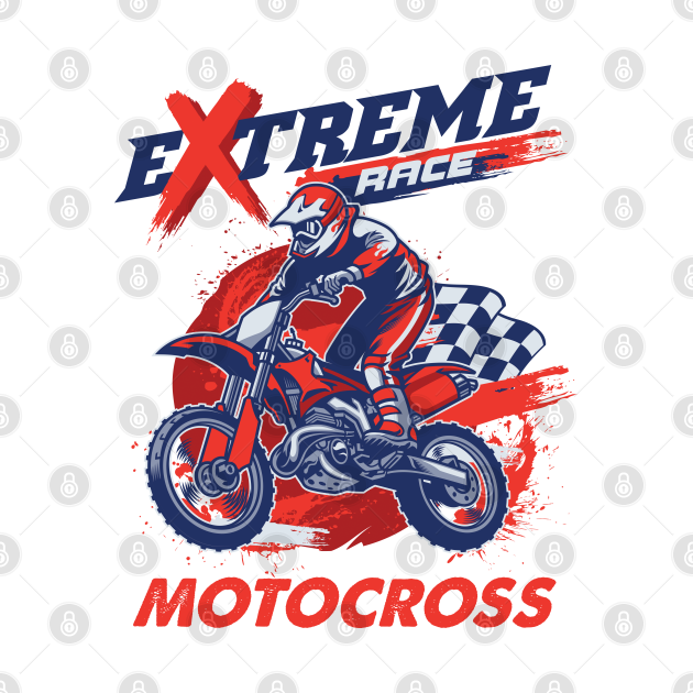 Disover Extreme race motorcycle - Motorcycle - T-Shirt