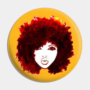 Autumn Afro Natural Hair Curly Hair Tshirt/Tees Pin