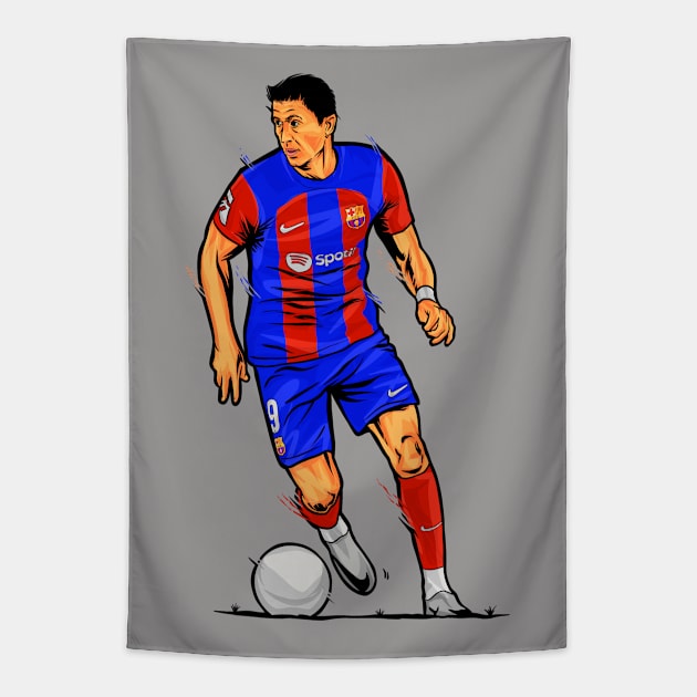 lewandowski Tapestry by ARTABBAS