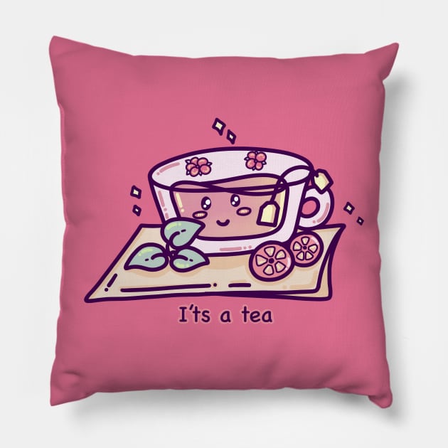 Its a tea shirt! Pillow by camillekayart