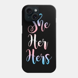 Trans Women  Pronouns Pride Month Trans Flag Transgender Phone Case