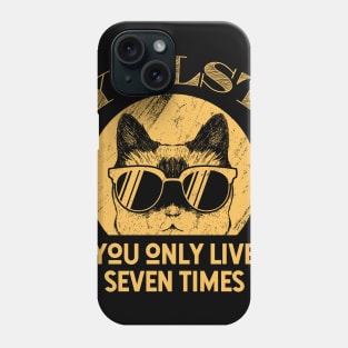 Funny cat lover quote YOLST Phone Case