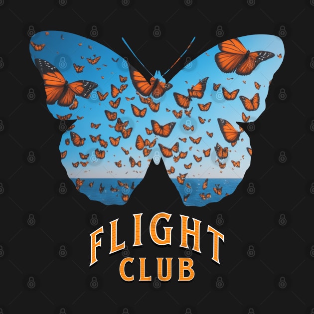 Monarch Butterflies Flight Club by Amapola