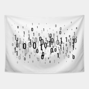 Computer Binary Code Tapestry