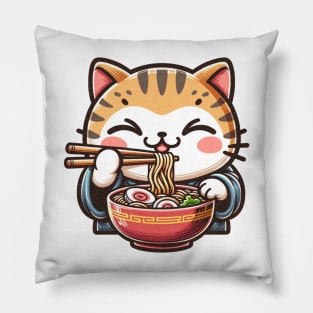 Ramen Is My Favourite Japanese Cat lover Pillow