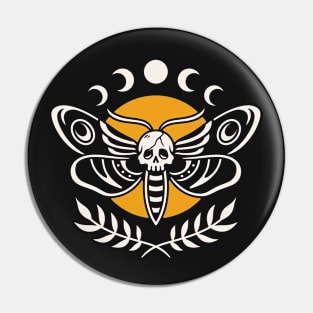 Deaths head moth Pin