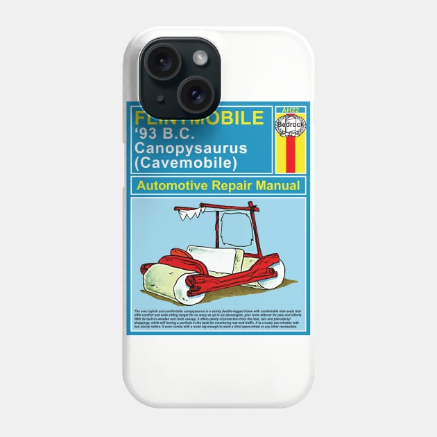 Flintmobile Auto Repair Manual Phone Case by Alema Art