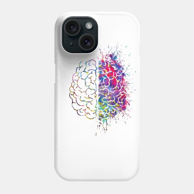 Brain Phone Case by erzebeth