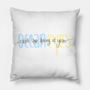 ocean eyes Pillow