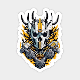 Mecha Skull S02 D68 Magnet