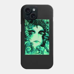 wood nymph EMERALD,,,House of Harlequin Phone Case