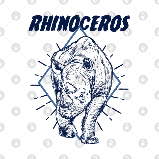 Rhinoceros by randomxawesome