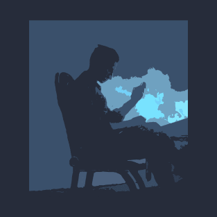 Abstract Man Sitting in Chair T-Shirt