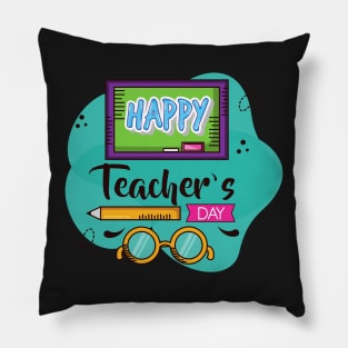 Happy Teacher's Day Pillow