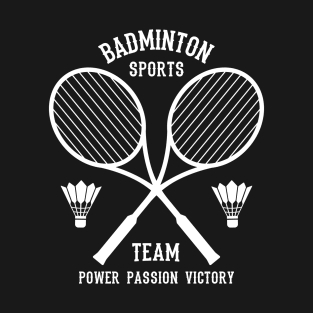 Badminton Sports Team T-Shirt