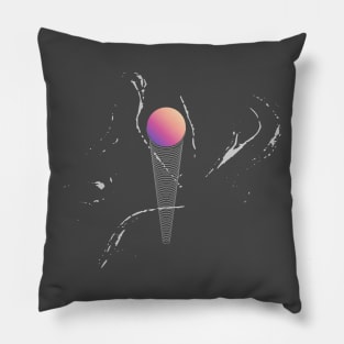 Abstract circle gradient Pillow