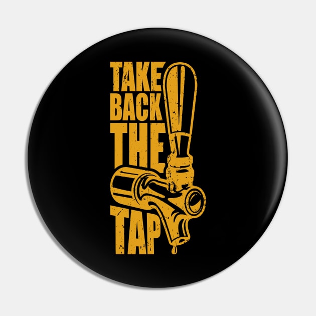 'Take Back The Tap' Food and Water Relief Shirt Pin by ourwackyhome