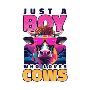 Cow Farmer Shirt | Boy Who Loves Cows T-Shirt