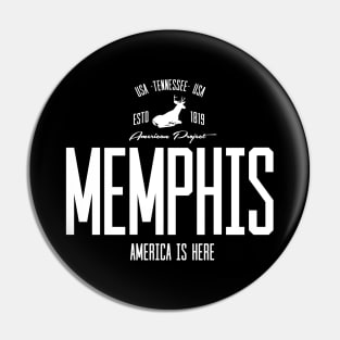 USA, America, Memphis, Tennessee Pin