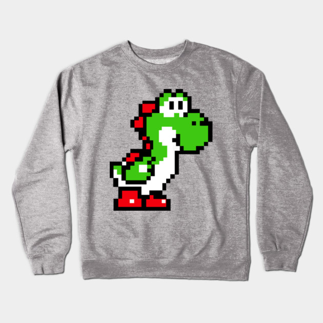 Yoshi 8Bits Yoshi Crewneck Sweatshirt TeePublic