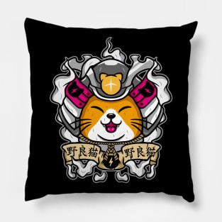 Neko knight Pillow