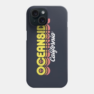 Retro Oceanside California Phone Case