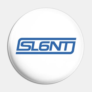 Slant 6 Icon (Blue) Pin