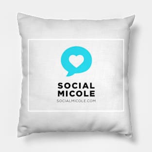 Socialmicole Logo Pillow