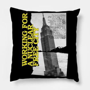 working for a nuclear free city band Pillow