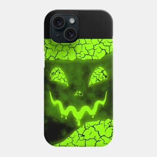 scary green neon monster grunge Phone Case