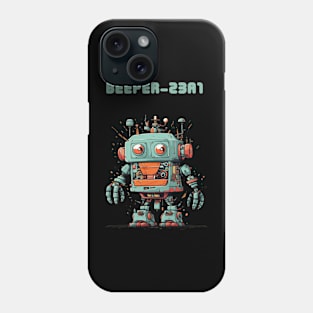 Futuristic Funny Robots  Beeper23A1 Phone Case