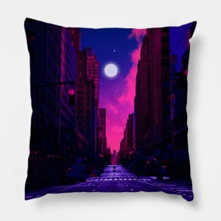 Acid Dream in New York Pillow