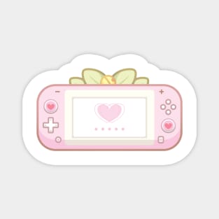 Cute Cozy Pink Light Gaming Console Magnet