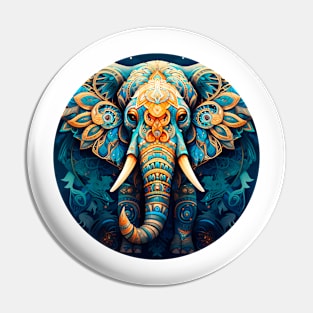 Mandala - Elephant 3 Pin