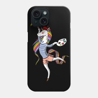 Unicorn Painting Artist Phone Case