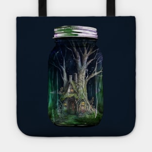 Fairy Forest Night House Tote