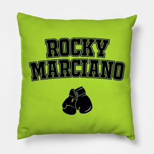 Rocky Marciano Boxing Tshirt Pillow