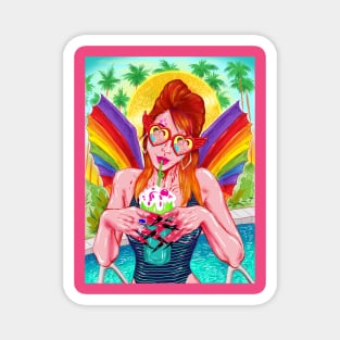 Rainbow Aphrodite Magnet