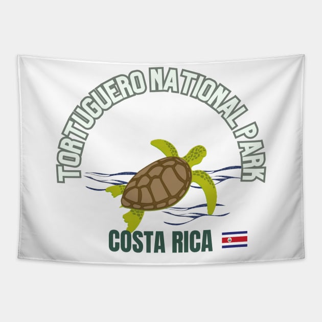 Tortuguero National Park Tapestry by DW Arts Design