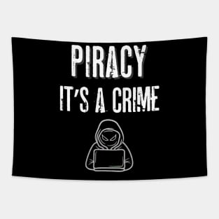 Piracy It's a Crime Anti-Piracy Ad Tapestry